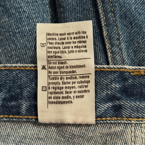 Carhartt Men's Size 34x34 Denim Blue Jeans Relaxed Fit Med Wash Loose Workwear - Picture 6 of 11